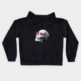 Pink Skull Kids Hoodie